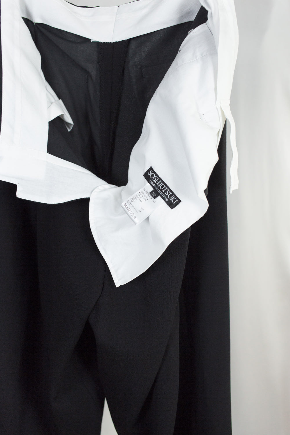 Soshiotsuki SS26 Nested Double Pleat Trousers