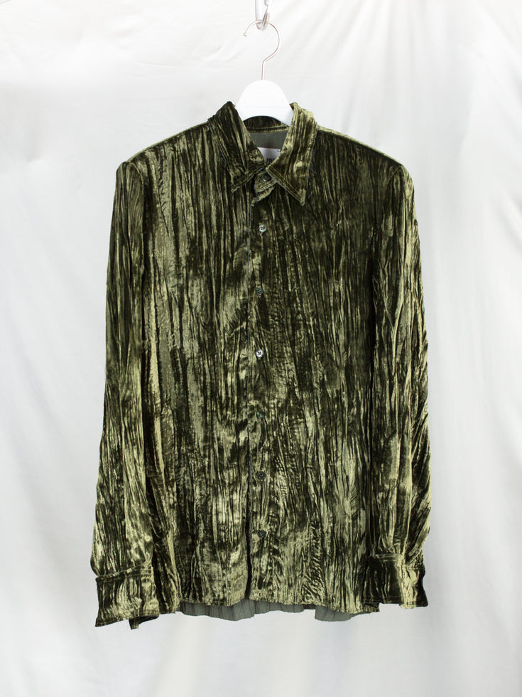 Gabriela Coll SS26 No. 197 Silk Velvet Shirt