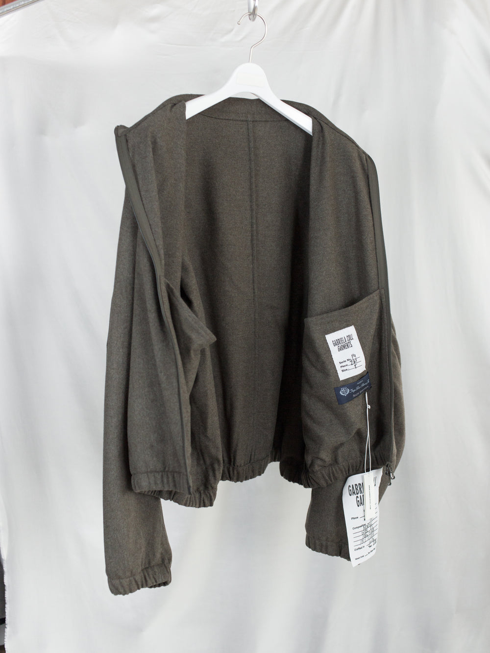 Gabriela Coll AW26 No. 261 Heavy Wool Zip Jacket