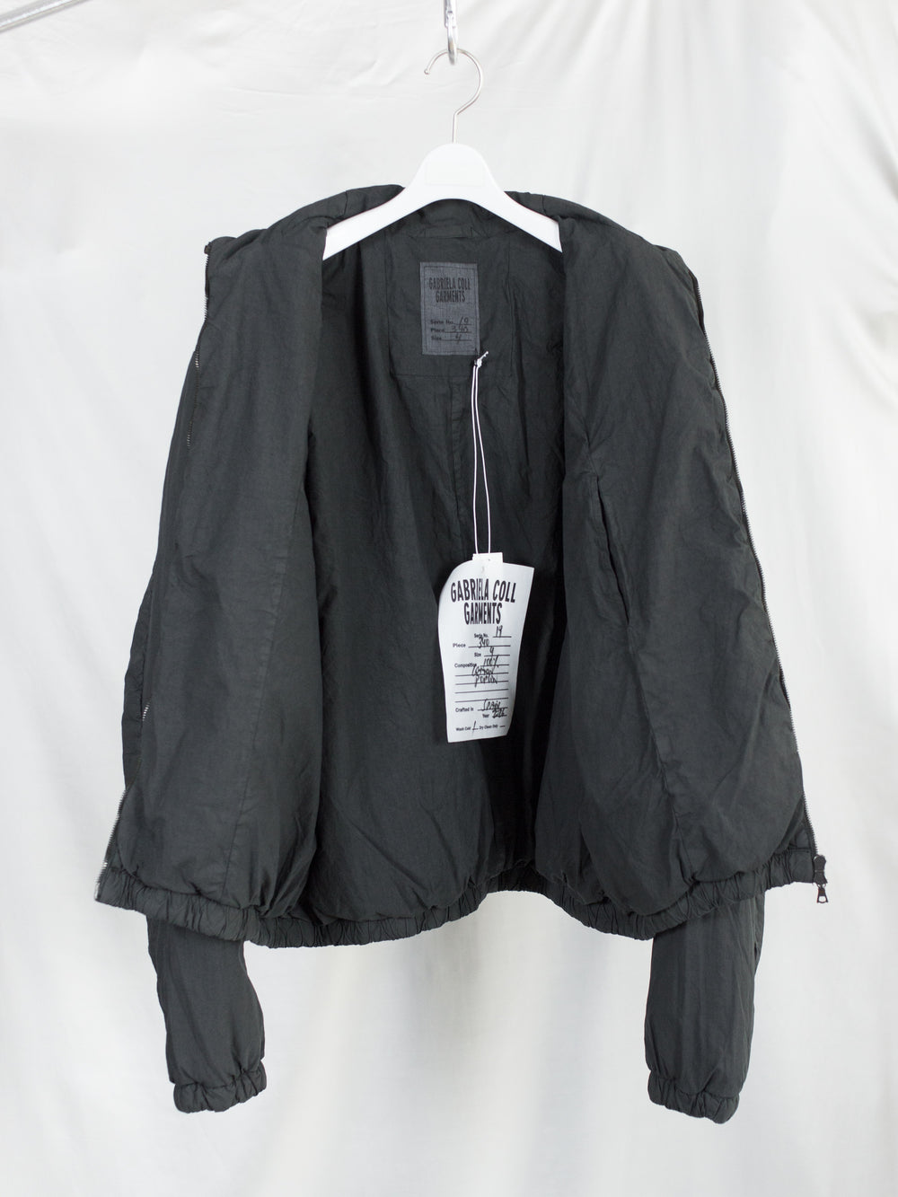 Gabriela Coll AW26 No. 340 Padded Poplin Zip Jacket
