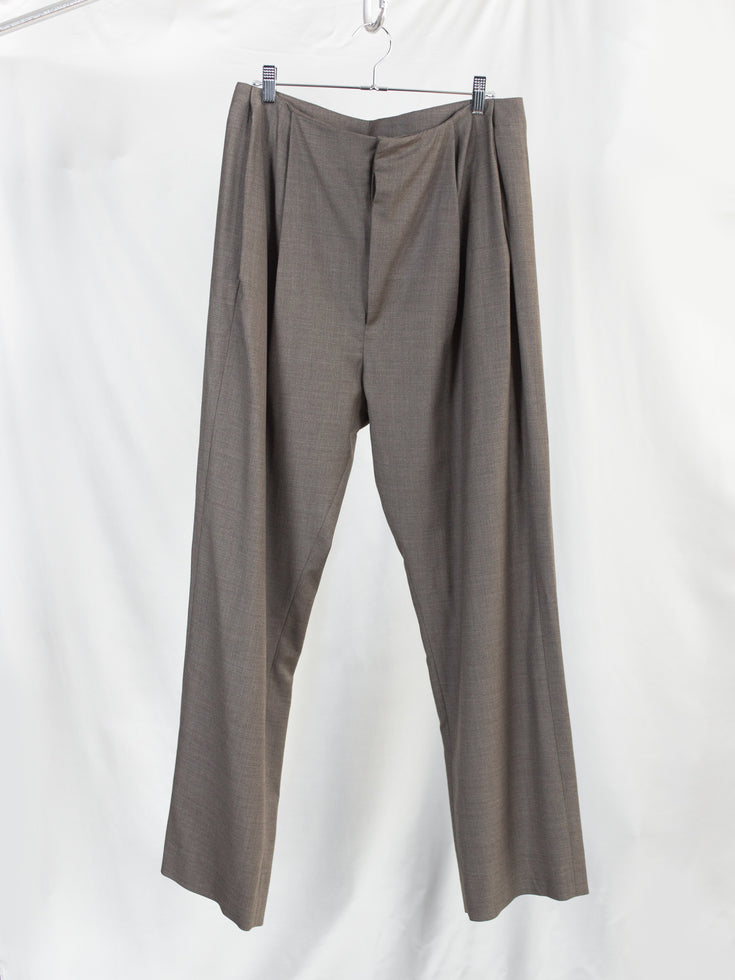 Gabriela Coll AW26 No. 343 LP Fine Wool Pleated Trousers