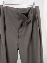 Gabriela Coll AW26 No. 343 LP Fine Wool Pleated Trousers