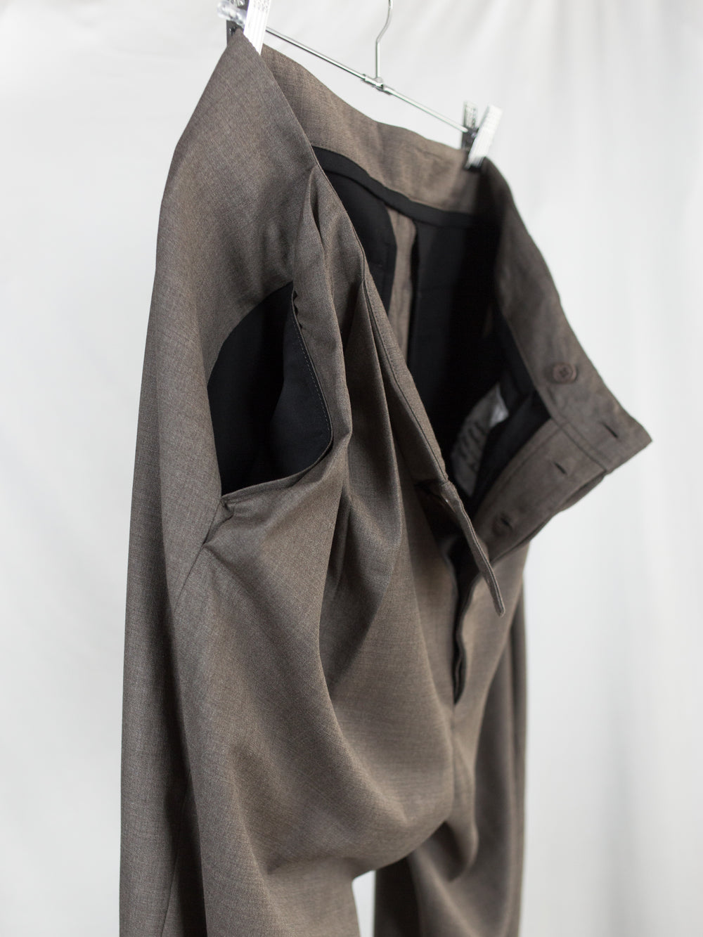 Gabriela Coll AW26 No. 343 LP Fine Wool Pleated Trousers