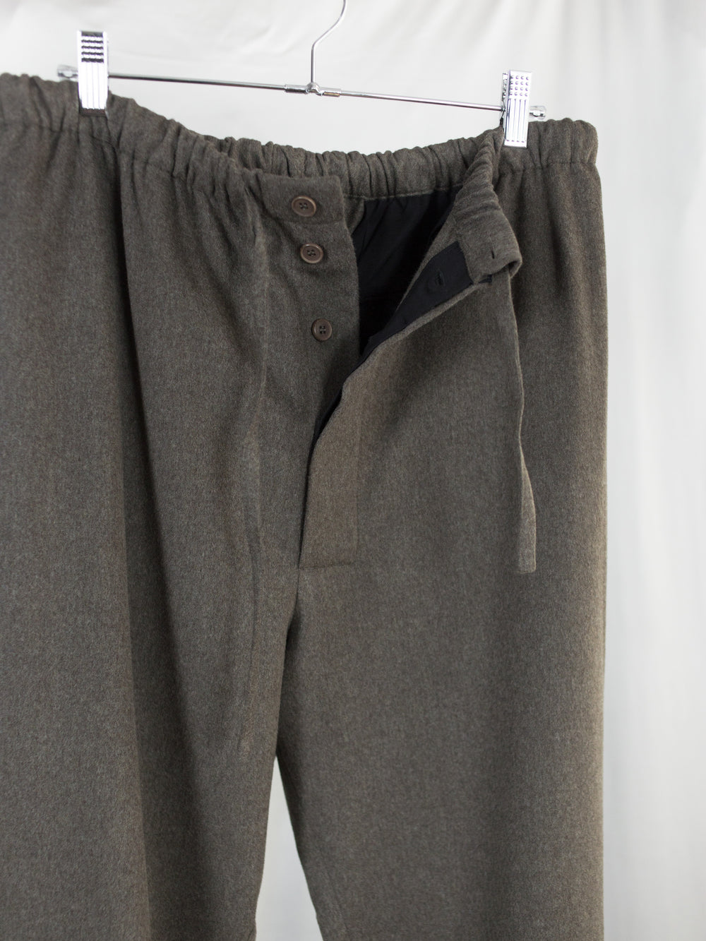 Gabriela Coll AW26 No. 288 Heavy Wool Drawstring Trousers