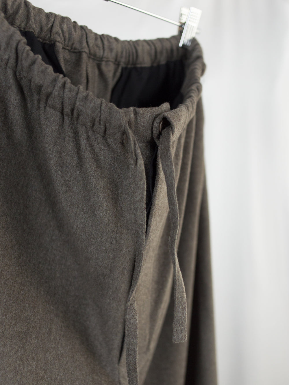 Gabriela Coll AW26 No. 288 Heavy Wool Drawstring Trousers