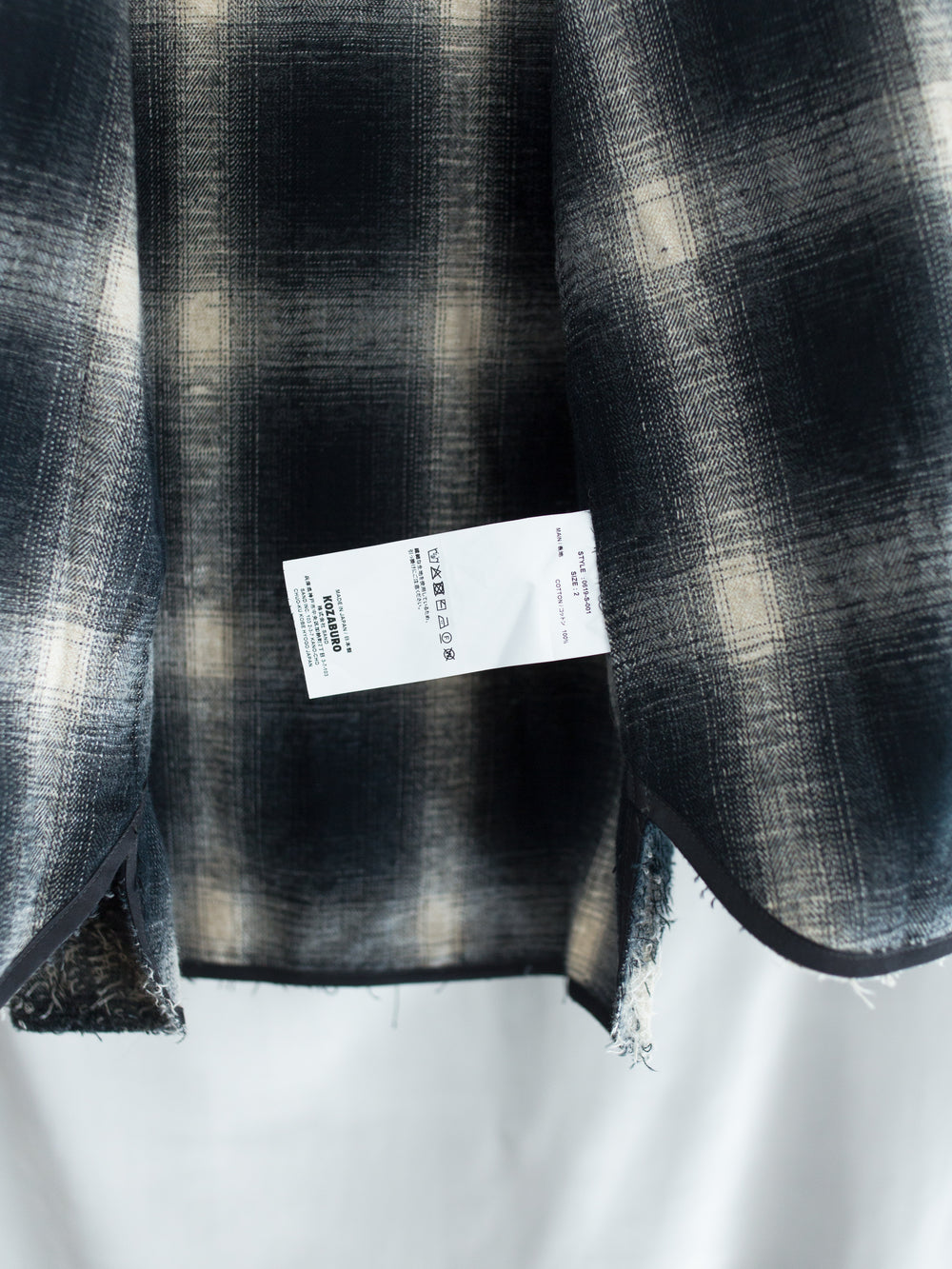 Kozaburo AW26 Textured 2-Pocket Flannel