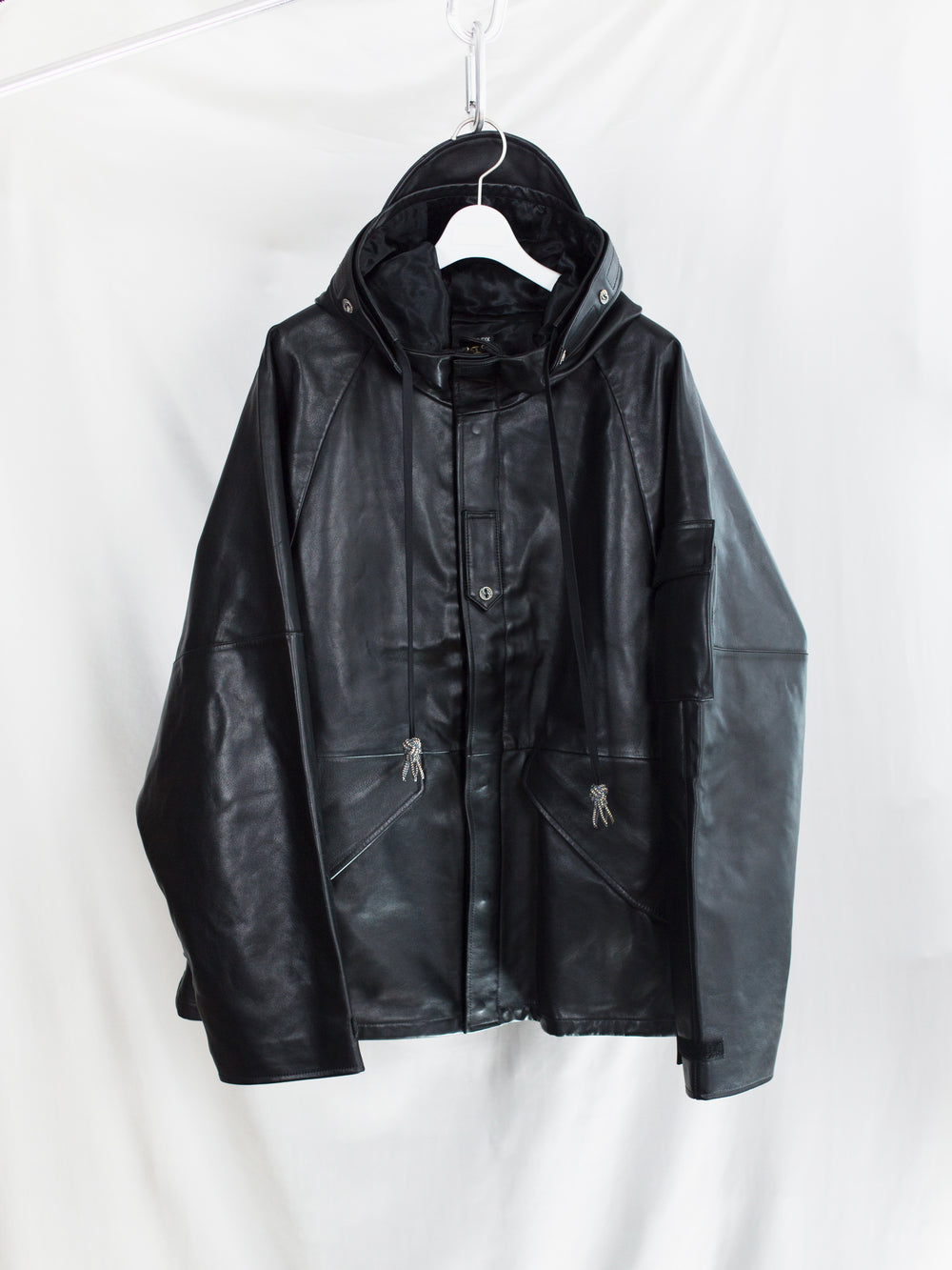 Les Six Aw26 Leather ECWCS Parka
