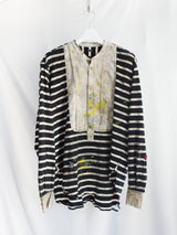 Les Six AW26 Distressed Bosom Shirt
