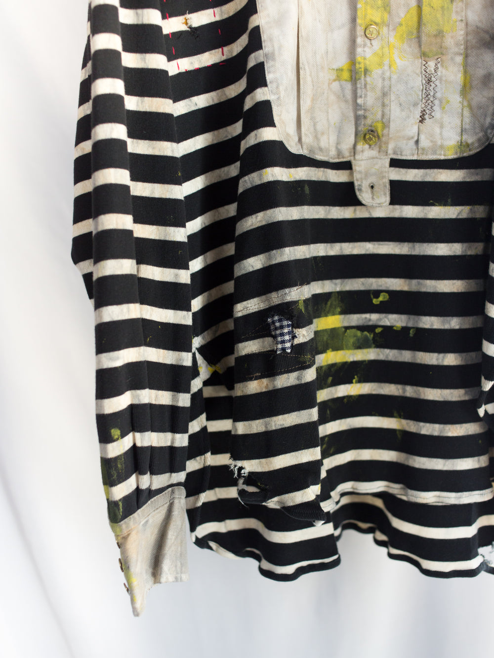 Les Six AW26 Distressed Bosom Shirt