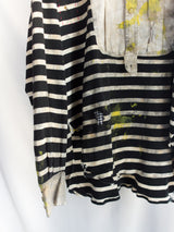 Les Six AW26 Distressed Bosom Shirt