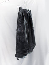 Les Six AW26 Leather Cargo Shorts