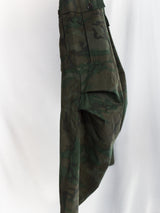 Les Six AW26 Low Crotch Camo Cargos