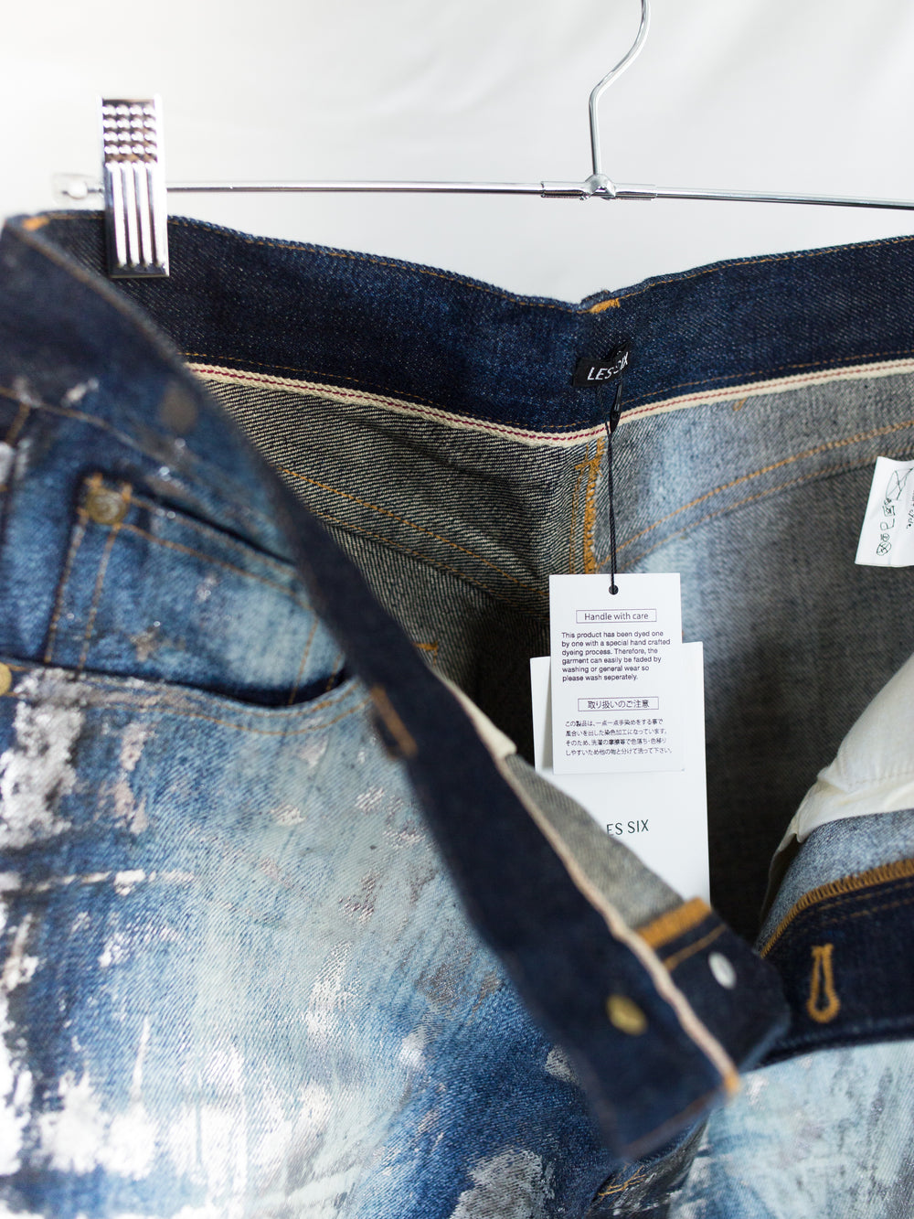 Les Six AW26 Foil Slim Jeans