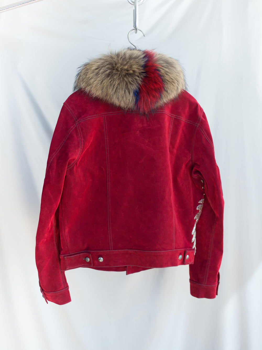 Penultimate AW26 Fur Collar Dragon Denim Jacket