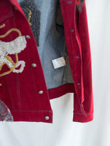 Penultimate AW26 Fur Collar Dragon Denim Jacket