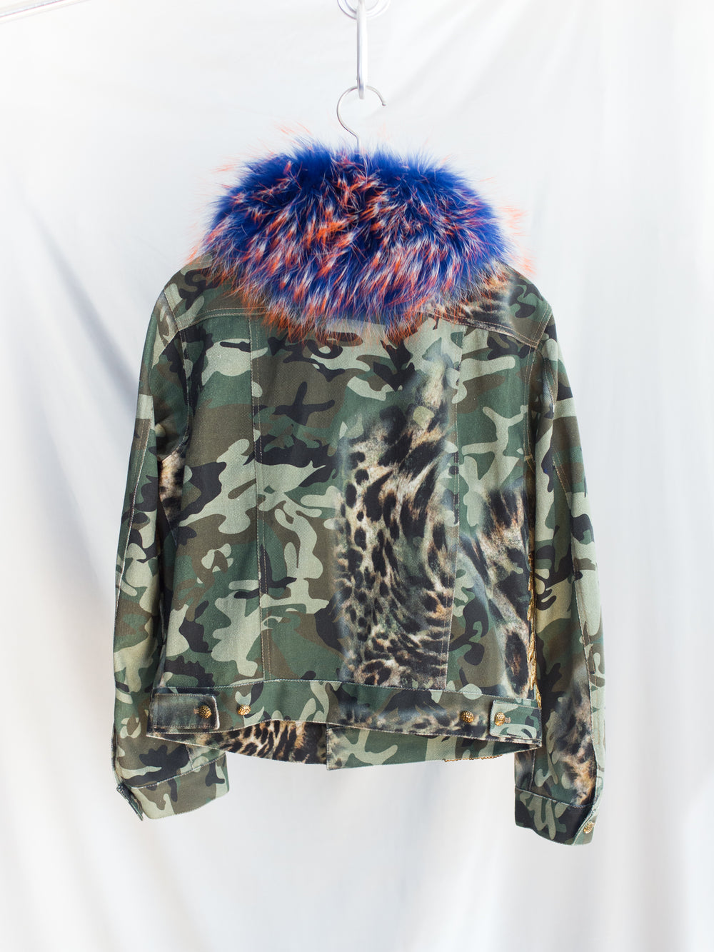 Penultimate AW26 Fur Collar Dragon Denim Jacket