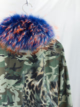 Penultimate AW26 Fur Collar Dragon Denim Jacket