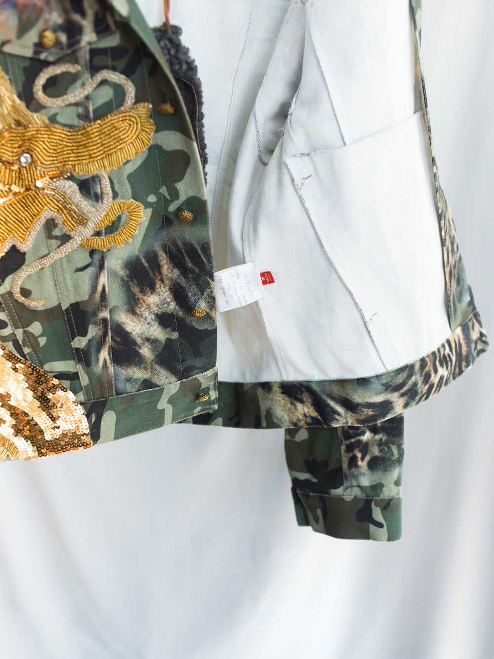 Penultimate AW26 Fur Collar Dragon Denim Jacket