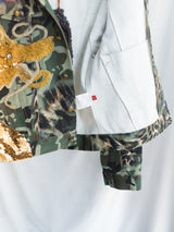 Penultimate AW26 Fur Collar Dragon Denim Jacket