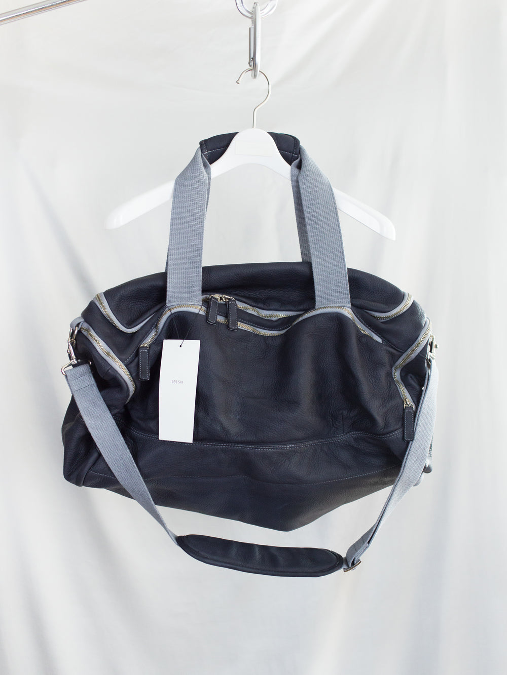 Les Six AW26 Leather Bank Robbery Bag