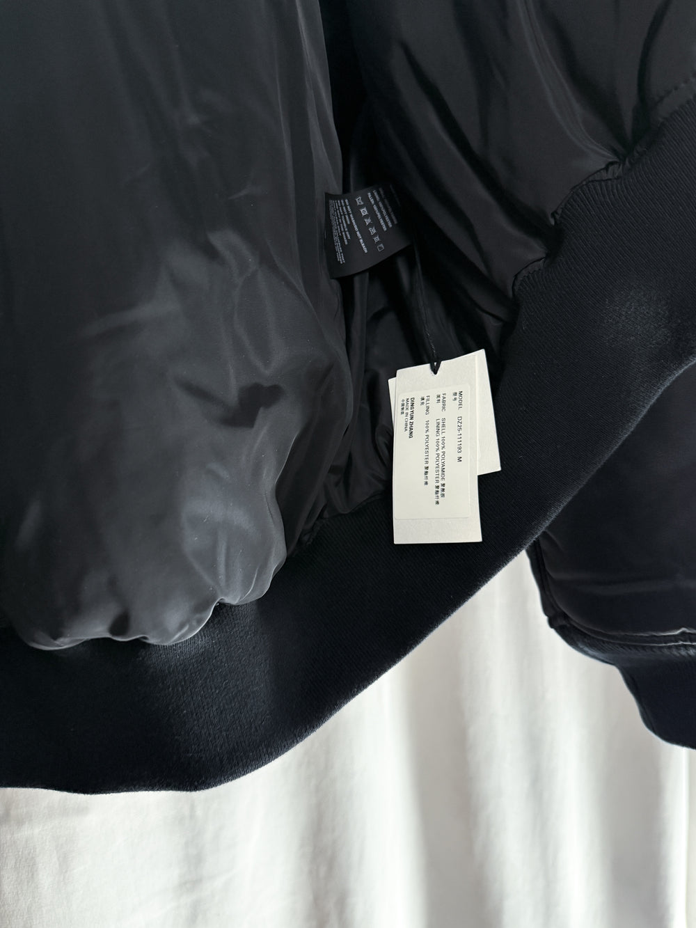 Dingyun Zhang AW25 Bomber