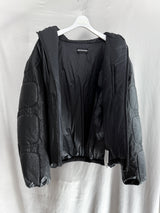 Dingyun Zhang AW25 Coated Fullzip Moto Hoodie