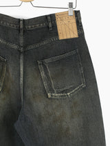 Soshiotsuki SS23 Dirty Unhemmed Painter Jeans