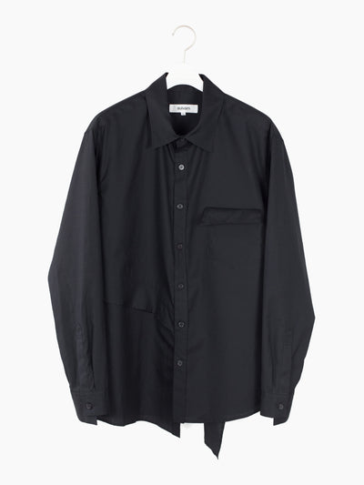 Sulvam AW23 Overlapping Panel Shirt – HUIBEN