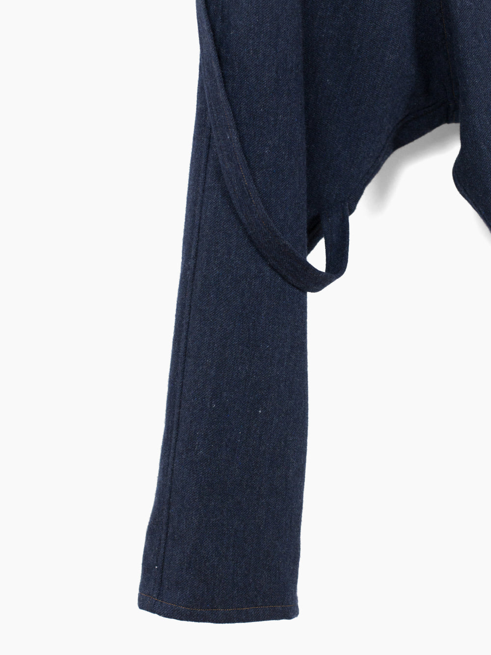 Sulvam AW23 Wool Tweed 'Denim' Carpenter Low Crotch Pants