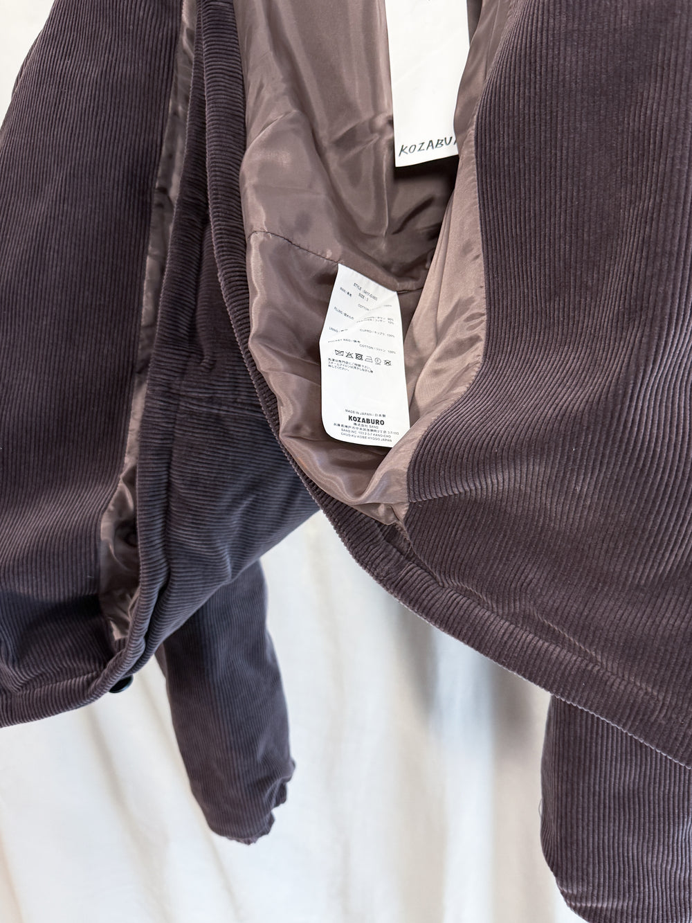 Kozaburo FW25 Dawn Monk Jacket