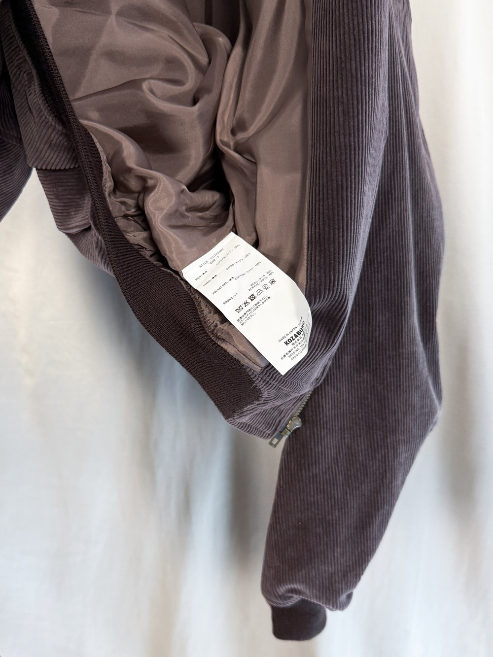 Kozaburo AW25 Alamos Jacket Brown Corduroy