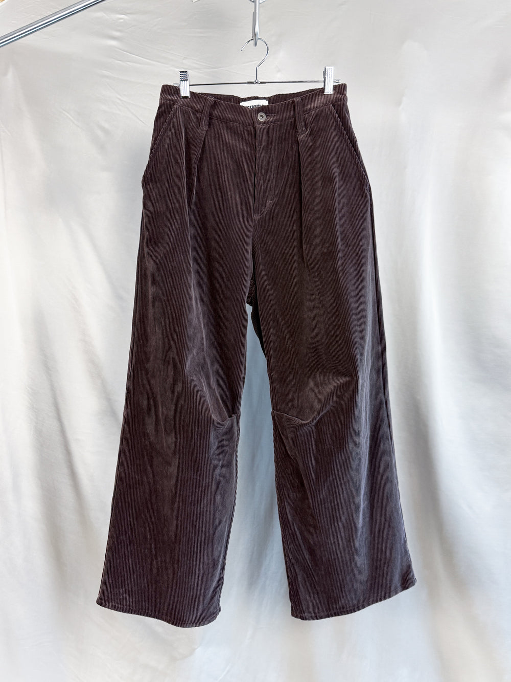 Kozaburo AW25 Wide Leg Jeans Brown Corduroy