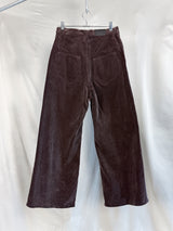 Kozaburo AW25 Wide Leg Jeans Brown Corduroy