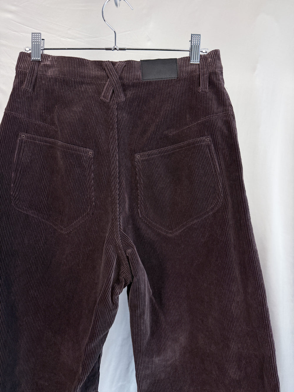 Kozaburo AW25 Wide Leg Jeans Brown Corduroy