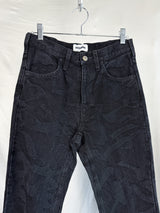 Kozaburo FW25 Dapper Jeans Black Calligracamo