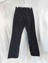 Kozaburo FW25 Dapper Jeans Black Calligracamo