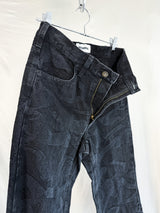 Kozaburo FW25 Dapper Jeans Black Calligracamo