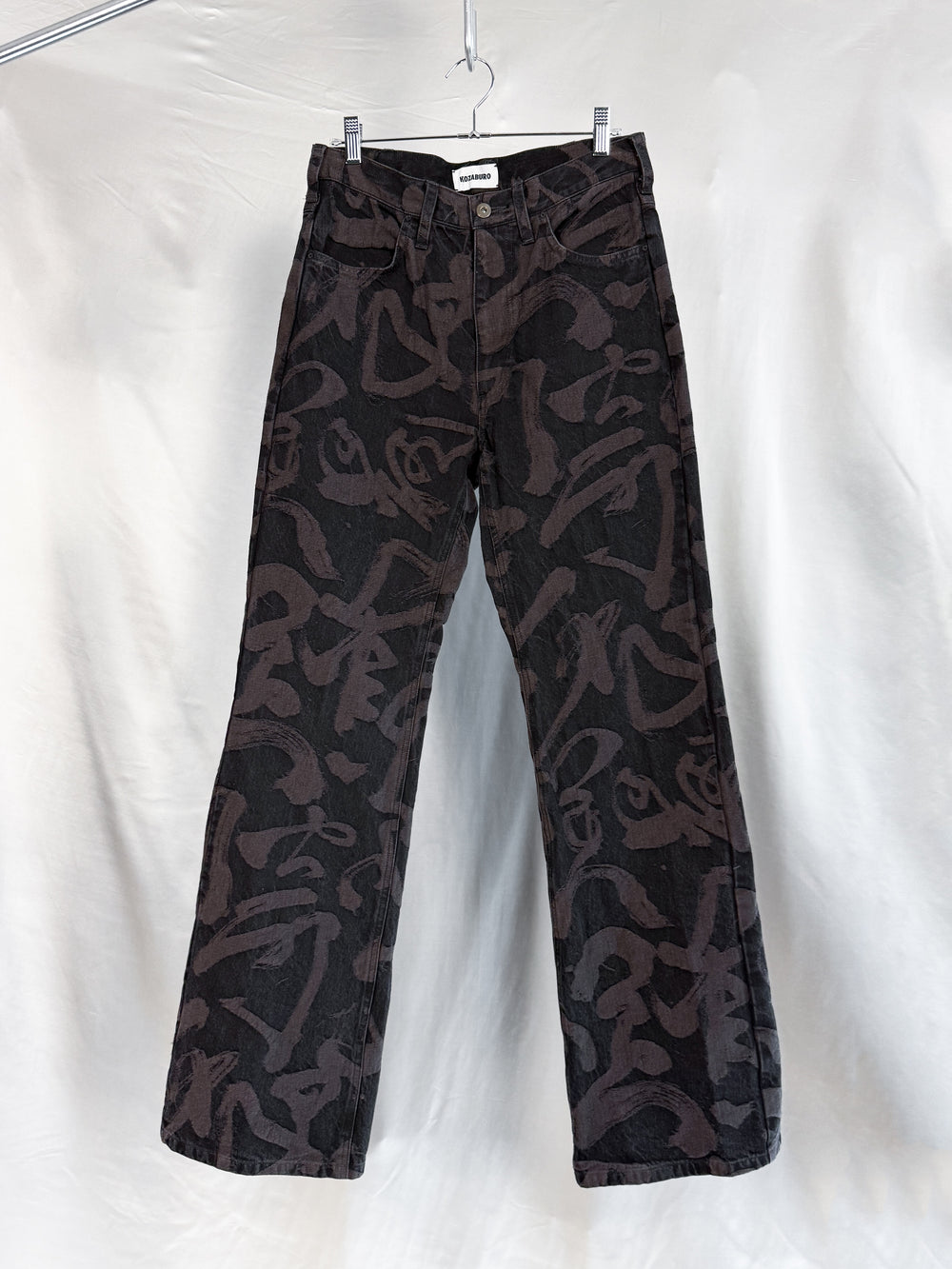 Kozaburo FW25 Dapper Jeans Brown Calligracamo