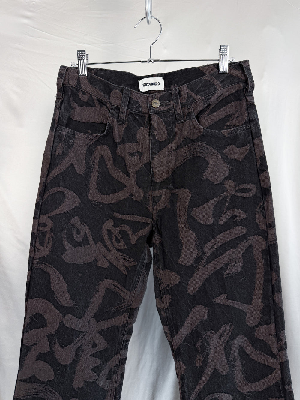 Kozaburo FW25 Dapper Jeans Brown Calligracamo