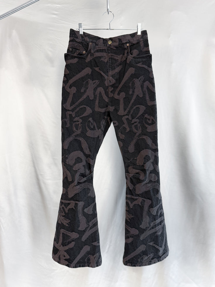 Kozaburo AW25 Long 3D BootCut Jeans