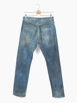 Les Six AW23 Hand Painted Wool Denim Jeans