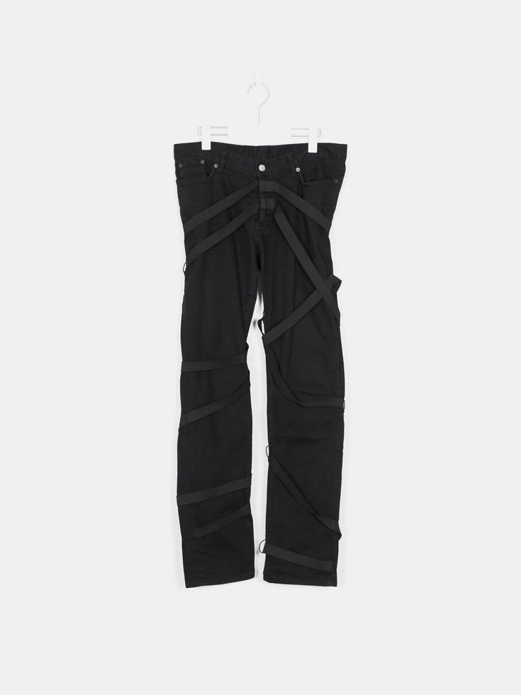 Helmut Lang AW05 Bondage Strap Mummy Denim