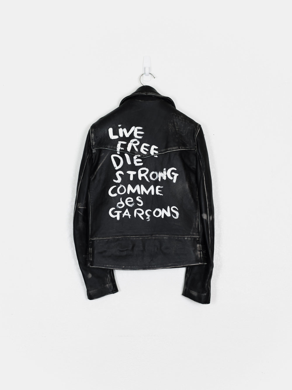 Comme des Garçons x Lewis Leathers Live Free Die Strong Lightning Rider