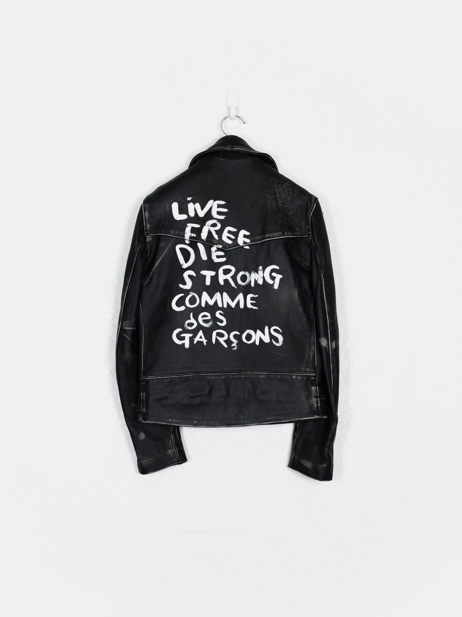 Comme des Garçons x Lewis Leathers Live Free Die Strong Lightning