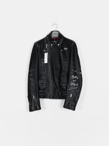 Comme des Garçons x Lewis Leathers Live Free Die Strong Lightning 