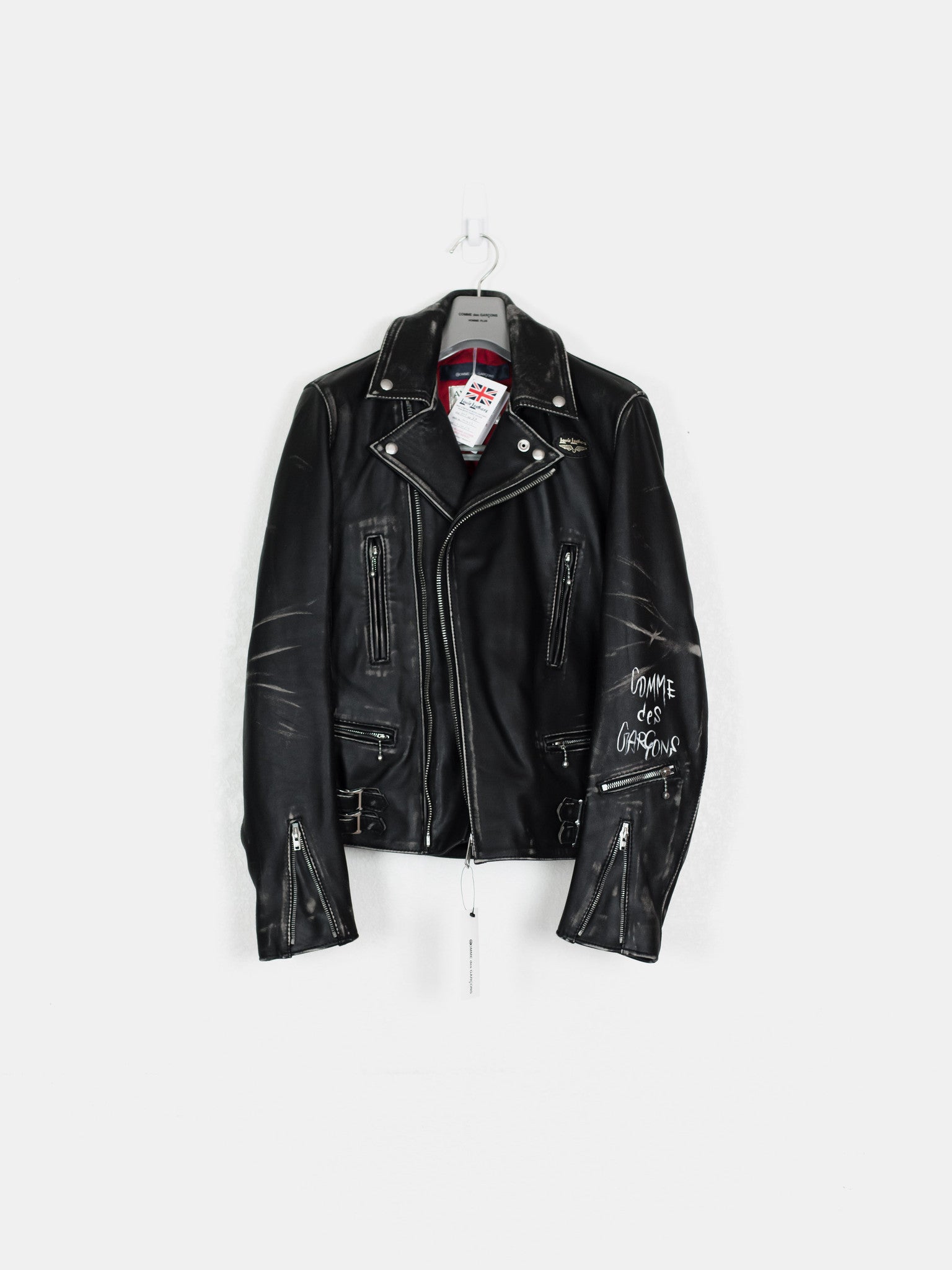 Comme des Garçons x Lewis Leathers Live Free Die Strong Lightning