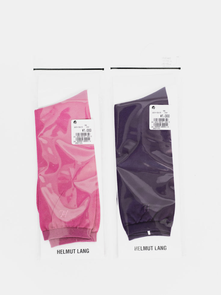 Helmut Lang Set of Original Embroidered Socks