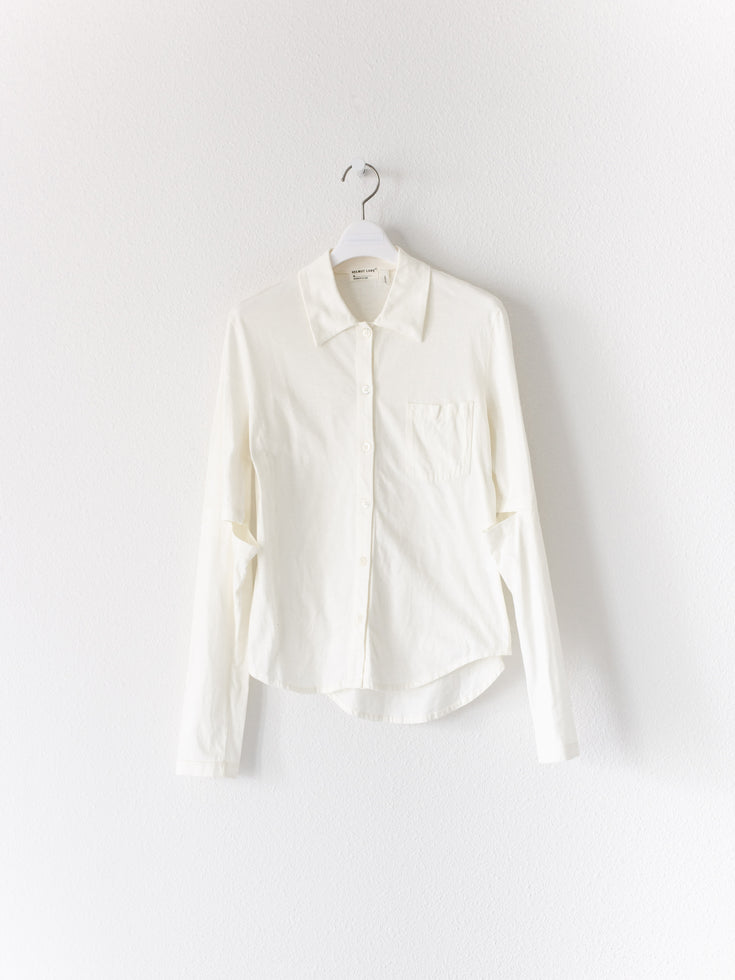 Helmut Lang 1998 Slashed Elbow Button Shirt