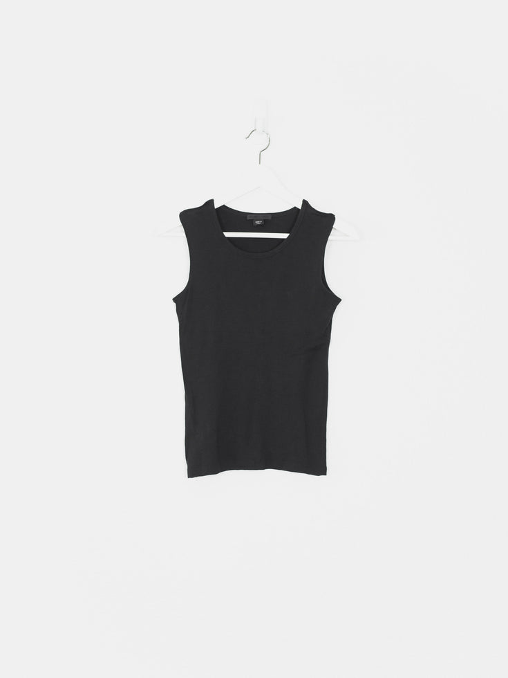 Helmut Lang 00s Open Shoulder Top