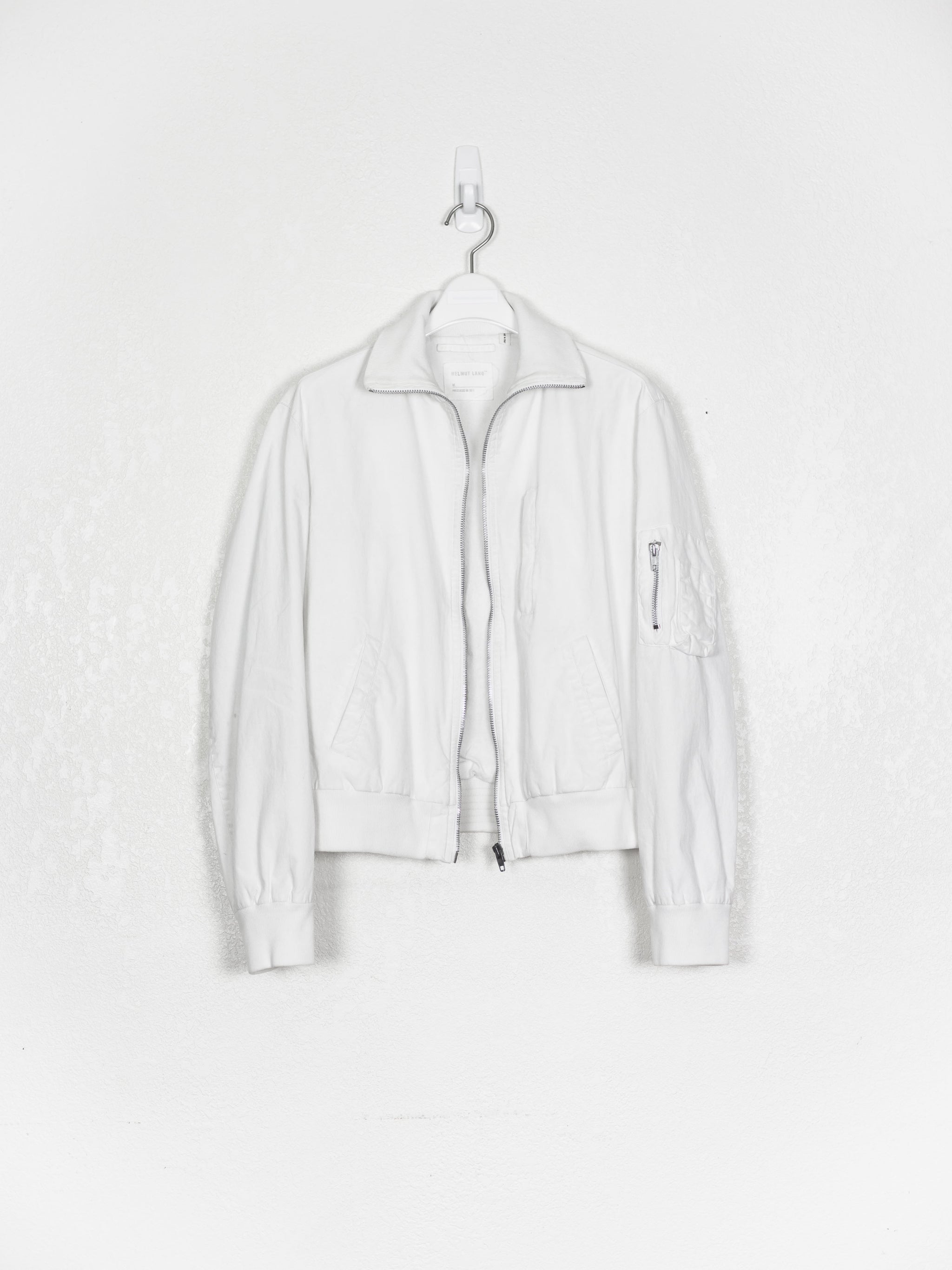 Helmut Lang SS99 Resin Coated High Collar MA-1 Bomber – HUIBEN